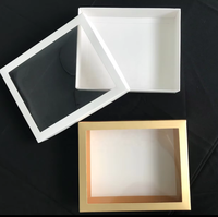 Boîte à chapeau en carton blanc transparent pour biscuits, fraises, chocolats, pâtisseries, macarons – Emballage alimentaire en papier blanc