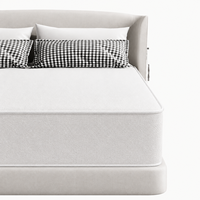Matelas de luxe 5 étoiles hybrides à ressorts ensachés et mousse, tailles Queen et King, personnalisables OEM/ODM pour chambre et hôtel, matelas compressé