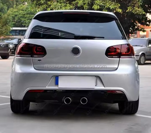 Volkswa-gen Golf 6 R20 Phong Cách Sửa Đổi Phụ Kiện Cơ Thể Kit Điều Kiện Mới Phía Trước Bumper Nướng Bên Váy Phía Sau Bumper Khuếch Tán - Product Image 6
