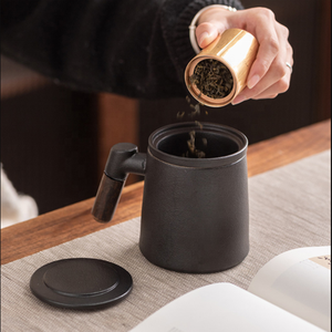 <span class=keywords><strong>Tasse</strong></span> <span class=keywords><strong>à</strong></span> thé en céramique Offre Spéciale <span class=keywords><strong>avec</strong></span> <span class=keywords><strong>infuseur</strong></span> <span class=keywords><strong>et</strong></span> <span class=keywords><strong>couvercle</strong></span> <span class=keywords><strong>Tasse</strong></span> <span class=keywords><strong>à</strong></span> thé <span class=keywords><strong>à</strong></span> manche en bois noir <span class=keywords><strong>avec</strong></span> filtre pour tremper les feuilles mobiles pour cadeau - Product Image 4