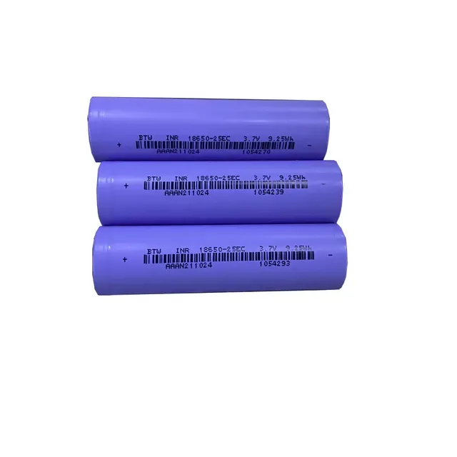 BTW INR18650 20PC 18650 2000mAh Lithium Battery 3.7V 2000mAh 5C 18650 Battery Lithium