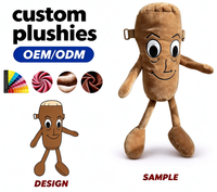 Jouet en peluche personnalisé, figurine de dessin animé douce et rembourrée pour la décoration de chambre, cadeau pour enfants