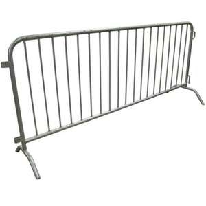 Spedizione veloce del produttore professionale a buon mercato 38mm tubo d'acciaio galvanizzato immerso caldo sicuro per la barriera di controllo della folla di uso della strada - Product Image 4