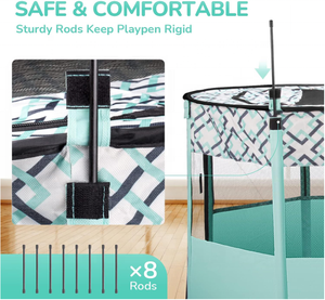 Corralito Plegable para Perros en Oferta, Estructura de Alambre de Acero, Forma de Árbol, Casas para Uso en Interiores y Exteriores, Embalaje en Caja - Product Image 5