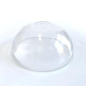 Pantalla de lámpara de cristal grande china tradicional, cubierta de boca soplada de media esfera transparente para iluminación, sombra de cristal de cuenco transparente económica - Product Image 1