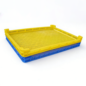 Bandeja Apilable <span class=keywords><strong>de</strong></span> Plástico HDPE <span class=keywords><strong>de</strong></span> Grado Alimenticio para Secado <span class=keywords><strong>de</strong></span> Mariscos, Frutas, Verduras y Dulces - Product Image 2
