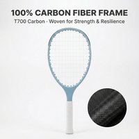 Nouvelle Raquette de Sport Silencieuse Anti-Bruit de Pointe TYPTI 2026 en Fibre de Carbone et Nylon pour Hommes