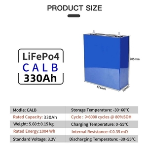 6000Cycle Deep Cycle 3.2v 330Ah Lithium Ion Battery Prismatic Cells LPO4 LF280 314Ah 330Ah Cell - Product Image 3