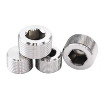 Raccord de tuyauterie hexagonal en acier inoxydable 304, filetage NPT 1 pouce, norme britannique et américaine, avec garantie de 3 ans