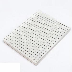Panneaux de <span class=keywords><strong>plafond</strong></span> et panneaux muraux acoustiques perforés en plâtre, plaques de plâtre insonorisées perforées avec non-tissé - Product Image 4