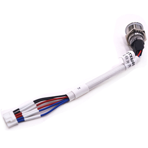 Shunt DuPont Kablo Demeti M12-4-çekirdekli Su Geçirmez Erkek Dişi Konnektör Kablosu 48V Harici Güç Kaynağı Demeti Özelleştirme - Product Image 6