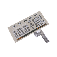 Clavier à montage en surface de haute qualité avec interrupteur à membrane personnalisé, contact à dôme métallique, compatibilité télécommande et boutons en silicone