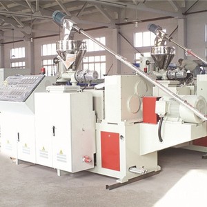 WOLJIA двухшнековый ПВХ угловой экструдер для <span class=keywords><strong>WPC</strong></span> профиля 380 В имитационная мраморная линия - Product Image 2