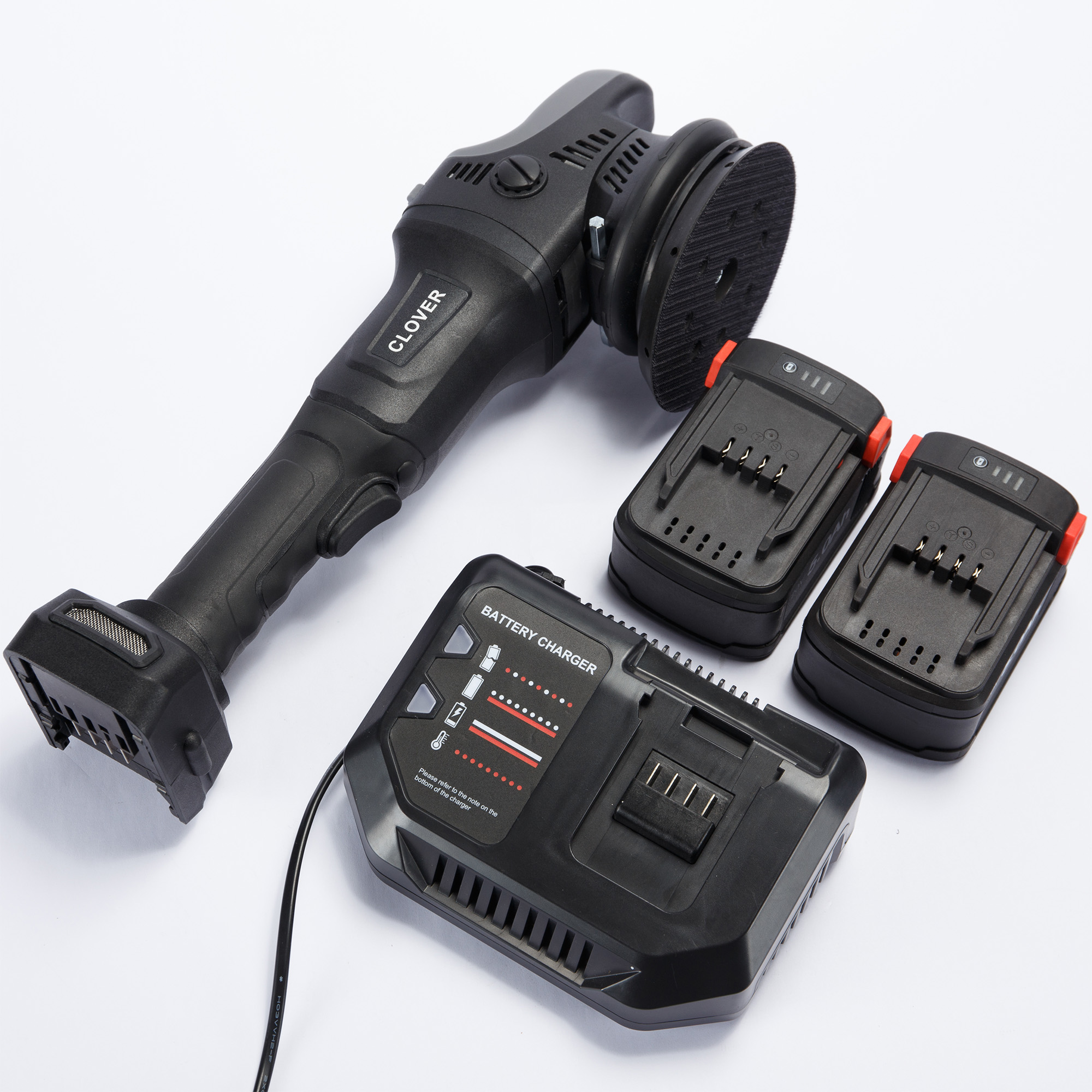 Бесщеточный и беспроводной портативный автомобильный полировщик двойного действия 20 в 15 мм для детейлинга