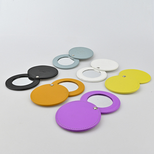 Tùy Chỉnh Xách Tay Make Up Gương Vòng Mỹ Phẩm Gương Với Logo In Da Mỹ Phẩm Gương Cho Quà Tặng Khuyến Mãi - Product Image 6