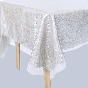 Super chiaro durevole spessore 0.5mm <span class=keywords><strong>trasparente</strong></span> <span class=keywords><strong>tovaglia</strong></span> in <span class=keywords><strong>PVC</strong></span> per mobili e vetro di protezione con gelo flessibile personalizzato - Product Image 6