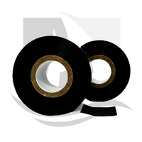 Cinta de impresora de resina de cera negra Cinta de transferencia térmica 110mm 74m para impresora de etiquetas de código de barras