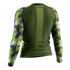 Camiseta de Compresión Jiujitsu en Oferta, Rashguard Sublimado de Manga Larga con Protección UV - Product Image 2