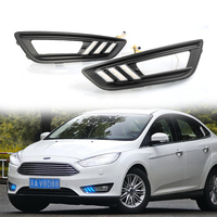 Feux de circulation diurne haute luminosité à LED modifiés feux de brouillard avant feux décoratifs pour Ford Focus 15-18
