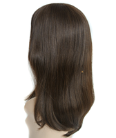 Perruque Kosher juive en cheveux humains vierges, dentelle suisse HD, nœuds invisibles, ondulée, densité 130, certifiée par un rabbin, Sheitel pour femmes