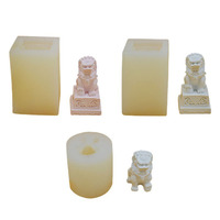 Moule en silicone 100 % écologique de qualité supérieure pour statue de lion multifonctionnelle, idéal pour le plâtre, le béton, le sucre et la pâtisserie