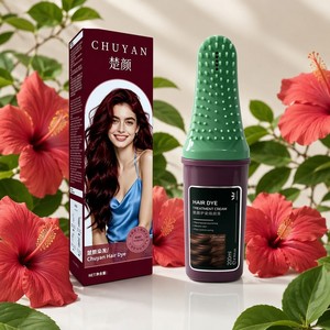 Tinte para el Cabello en Crema al Por Mayor, OEM, Personalizado, 200 ml, Color Borgoña, a Base de Plantas, Nutritivo, Marca Privada - Product Image 1