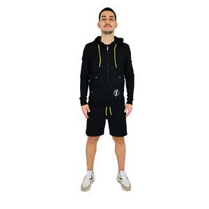 Men's Sweatshirt Black Zip Hoodie <b>Basketball</b> Style Sport <b>Wear</b> - Product Image 4