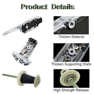 CX-1178S CX-1178 porte de chambre froide CX-1178 robuste en zinc moulé sous pression à haute pression loquet de sécurité pour avion à came - Product Image 3