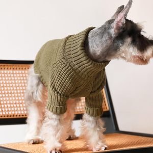 Elegante Suéter Térmico para Mascotas, Mezcla de Lana, Tejido, Ropa para Perros, Cuello Alto Grueso, para Navidad, Acción de Gracias, Bodas y Eventos - Product Image 4
