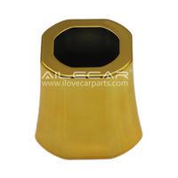 Cache-projecteurs hexagonaux jaunes de 1,5 pouce, style octogonal, pour décoration de phares de voiture, accessoires de lentilles de retrofit HID Bi-LED