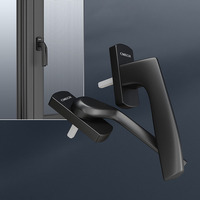 Ventanas a Prueba de Huracanes de Último Diseño, Ventanas de Aluminio con Vidrio Templado de Eficiencia Energética