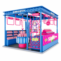 Comptoir de présentation de papeterie moderne et créatif pour boutique, kiosque, station de vente, mobilier personnalisé pour magasin de cadeaux, stand de centre commercial
