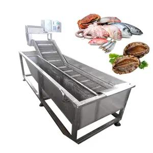 Machine professionnelle de revêtement de glace de crevettes de viande de poisson BeefBall de fruits de mer Machine de revêtement de glaçage de glace de givre de crevette pour des crevettes