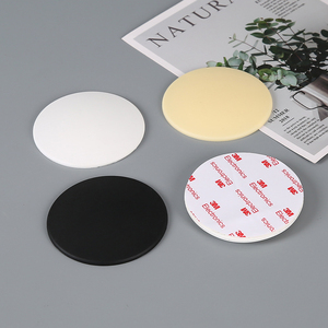 도어 스토퍼 투명 도어 손잡이 라운드 벽 쉴드 쿠션 자동 접착 고무 벽 보호 장치 도어 손잡이에서 소음기 도어 스톱 - Product Image 2