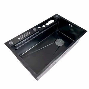 Duy Nhất Bát Sâu Splash-Proof Thép Không Gỉ Rau Rửa Lưu Vực Với Vòi Nước Làm Bằng Tay Cho Nhà Bếp Sử Dụng - Product Image 5