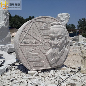Jiahua Relief <b>Stone</b> Mural Chinese Style Pine And Crane Longevity Wall Art For Courtyard Screen - Product Image 5