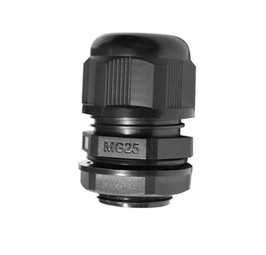 M25 IP68 Negro Blanco Nylon Impermeable Cable Prensaestopas Tuercas de bloqueo y arandela Rosca Prensaestopas - Product Image 1