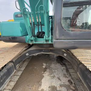 Excavatrice hydraulique sur chenilles SK140, équipement de terrassement pour la construction routière, équipement de terrassement d'occasion - Product Image 4