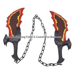 God <span class=keywords><strong>of</strong></span> <span class=keywords><strong>War</strong></span> 4 kratos 'fiamma doppia lama di coltello del caos e Leviathan ascia Cosplay arma spade giocattolo in schiuma - Product Image 2