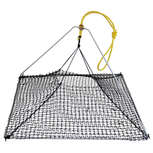 Filet de pêche pliable à ouverture supérieure pour crabes, poissons, écrevisses, piège à crabes à vendre, équipement de pêche pour homard, piège à crabes carré - Product Image 1