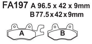 Plaquettes de frein de moto avant arrière fritté pour <span class=keywords><strong>Kawasaki</strong></span> Z Ninja 400 250 <span class=keywords><strong>300</strong></span> <span class=keywords><strong>EX</strong></span> KLE Versys ABS KLR 650 Honda NSR50 75 80 CB125 XL125 - Product Image 6