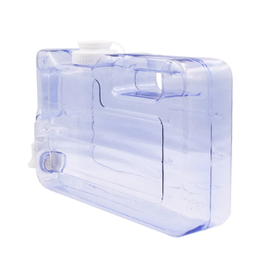 <span class=keywords><strong>Jarra</strong></span> rectangular de plástico para congelador, botella de <span class=keywords><strong>agua</strong></span> de grado alimenticio, PETG, portátil, para exteriores, con espiga, 1,1 galones - Product Image 3