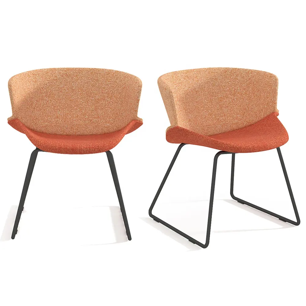 Sillón de espuma moldeada con patas de Metal y alambre para sala de estar, silla de diseño Original con estilo moderno para fabricación de sillas