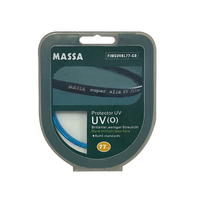 Équipement photographique Massa, accessoires pour appareil photo numérique, anneau en aluminium usiné CNC, verre optique, filtre UV pour objectif d'appareil photo 77 mm