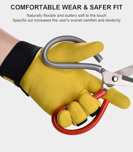 Guantes <span class=keywords><strong>de</strong></span> Seguridad Negros y Amarillos para Protección <span class=keywords><strong>de</strong></span> Manos, Guantes <span class=keywords><strong>de</strong></span> Jardinería, Guantes <span class=keywords><strong>de</strong></span> <span class=keywords><strong>Trabajo</strong></span> Utilitarios para Mecánicos, Construcción, Conducción - Product Image 3