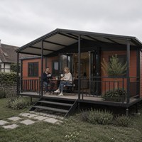 Usine OEM – Maison modulaire préfabriquée en acier extensible de 20 pieds et 40 pieds, conteneur habitable préfabriqué