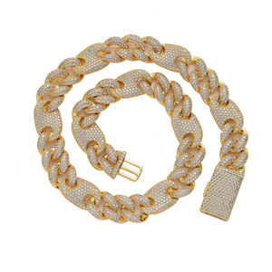 Collar Cubano de 16mm con Cadena de Nariz de Cerdo y Cierre de Caja, Pulsera de Cadena Cubana, Collar de Moda Tanjing Lijing - Product Image 5