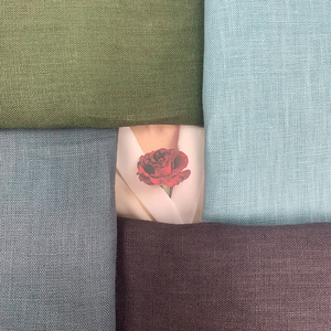 Tela de Lino Francés 100% Sostenible en Existencia, Tela Suave Lisa Antibacteriana para Tapicería para Niñas - Product Image 3