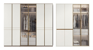 Muebles de Dormitorio y <span class=keywords><strong>Vestidor</strong></span> Abierto Moderno de Vidrio Resistente Personalizado para Sala de Estar - Product Image 3
