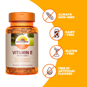 Lifworth Oem Supplement Vitamine <span class=keywords><strong>E</strong></span> <span class=keywords><strong>Capsules</strong></span>/Vitamine <span class=keywords><strong>E</strong></span> Softgel <span class=keywords><strong>Capsules</strong></span> - Product Image 6